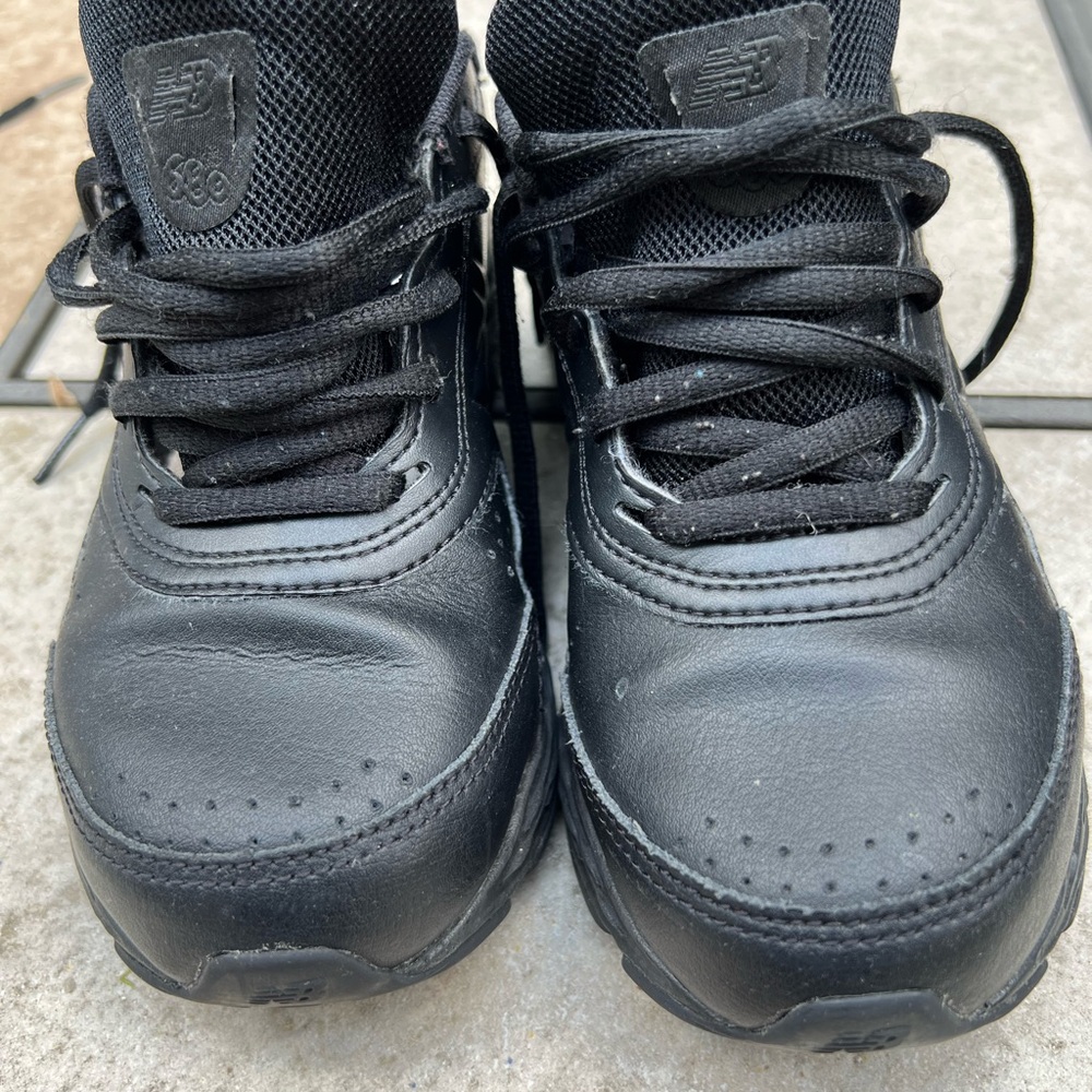 New Balance All-Black Athletic Shoes